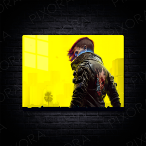 Cyberpunk 2077 Metal Tablo