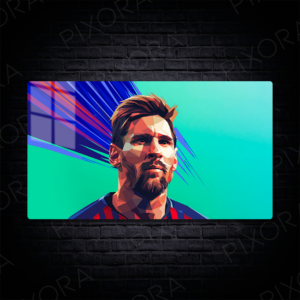 Lionel Messi Metal Tablo