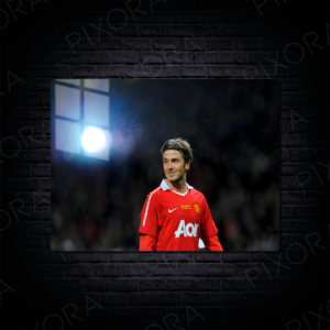 David Beckham Metal Tablo