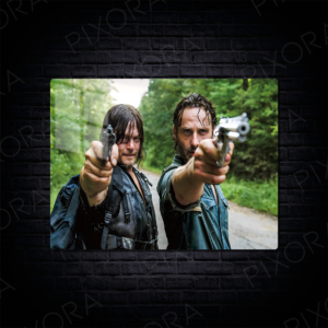 Rick | Daryl Metal Tablo