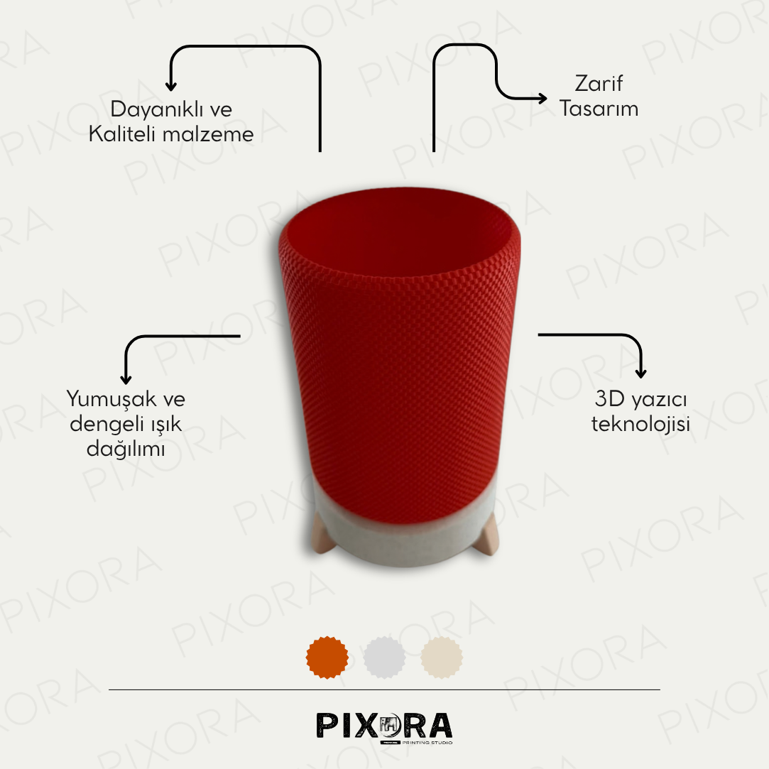 lamba abajur masaüstü 3d yazıcı