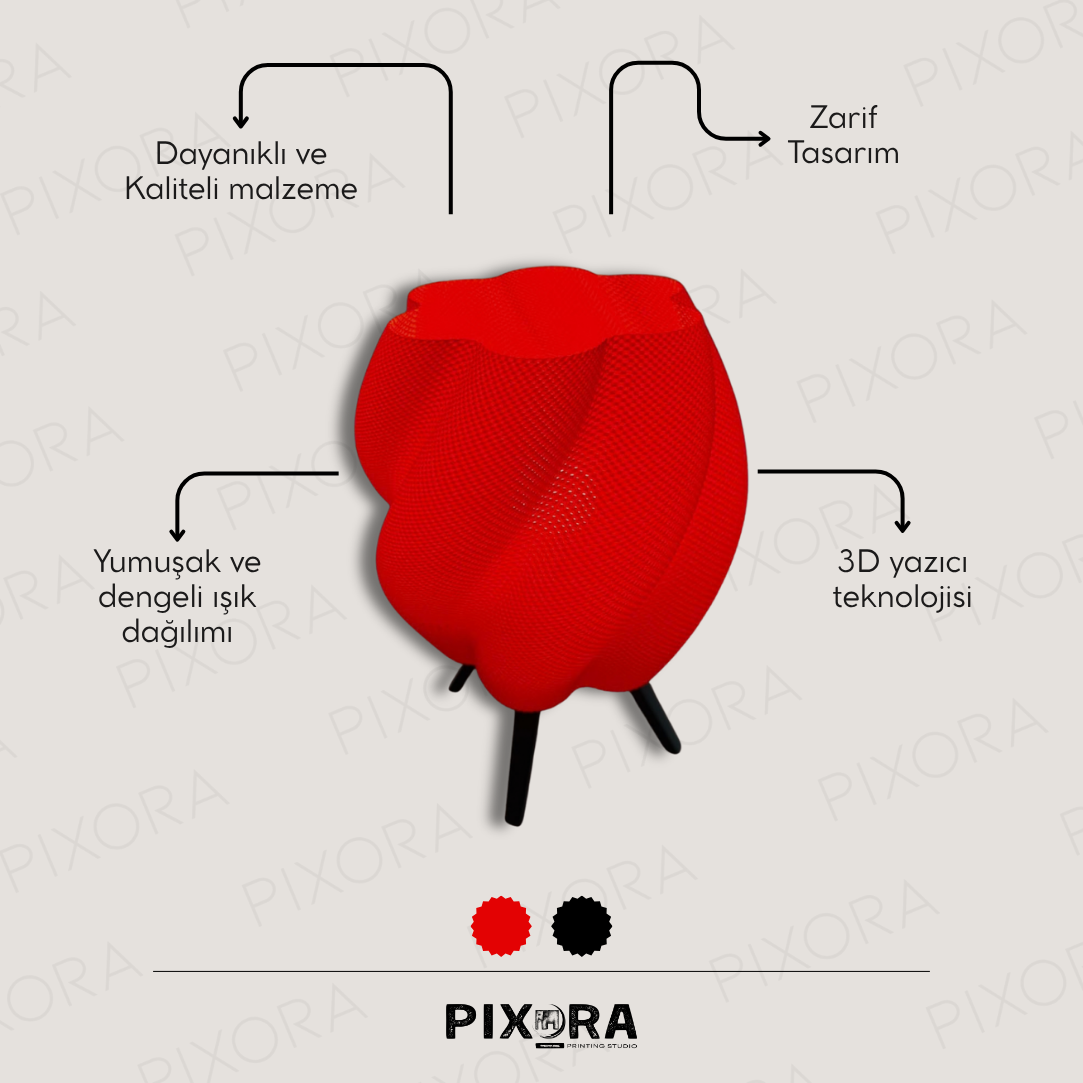 lamba abajur masaüstü 3d yazıcı